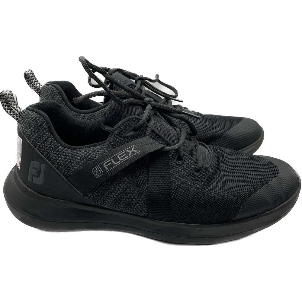 Footjoy Shoes FJ Flex Men's 8.5 M Blackout Limited Edition Golf Bethpage Rare